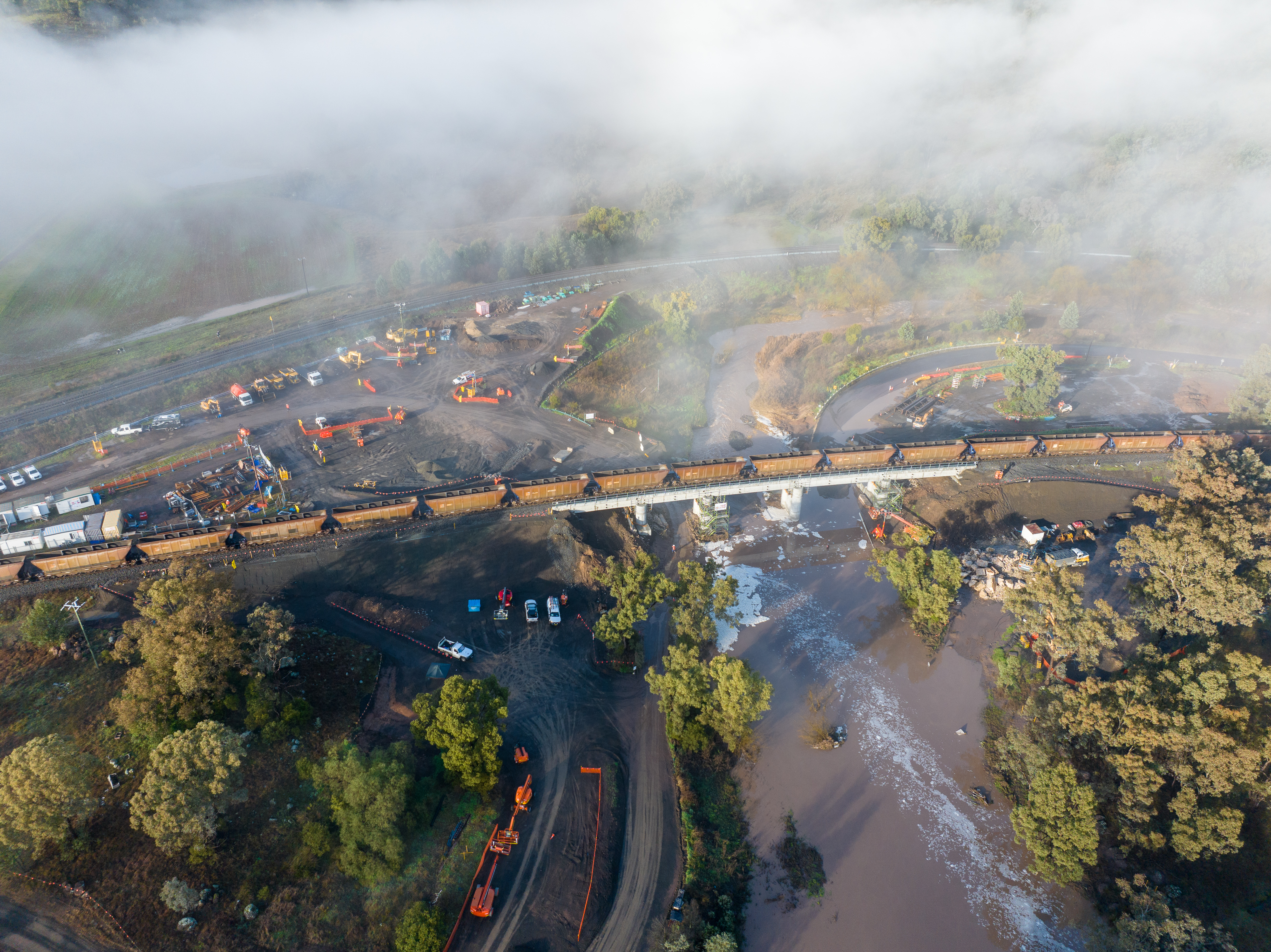 Gap Bridge Replacement project at Werris Creek